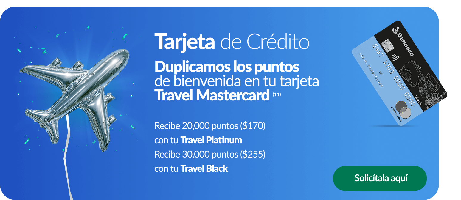 Banner Tarjeta de Crédito Banesco