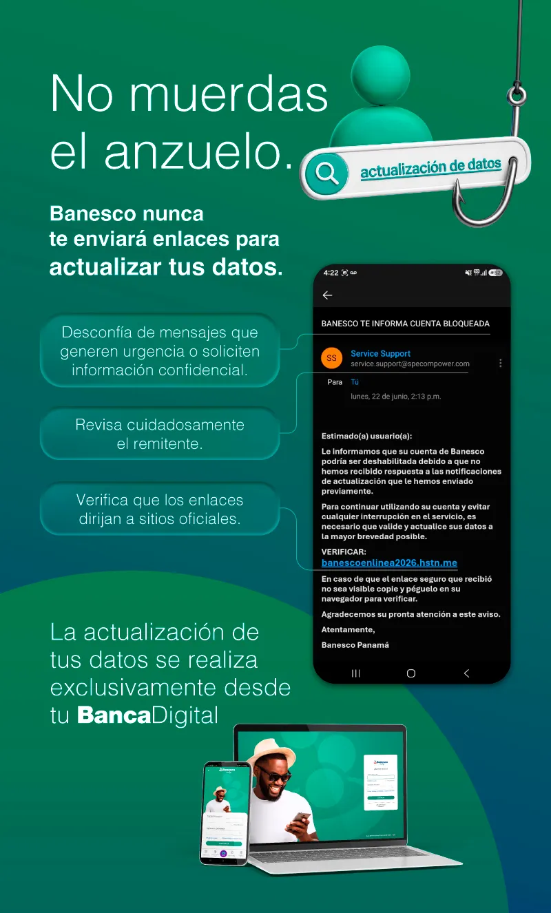 Phishing actualizacion de datos